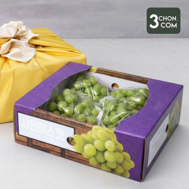 [삼촌밥먹자] 프리미엄 샤인머스켓 선물세트 4kg