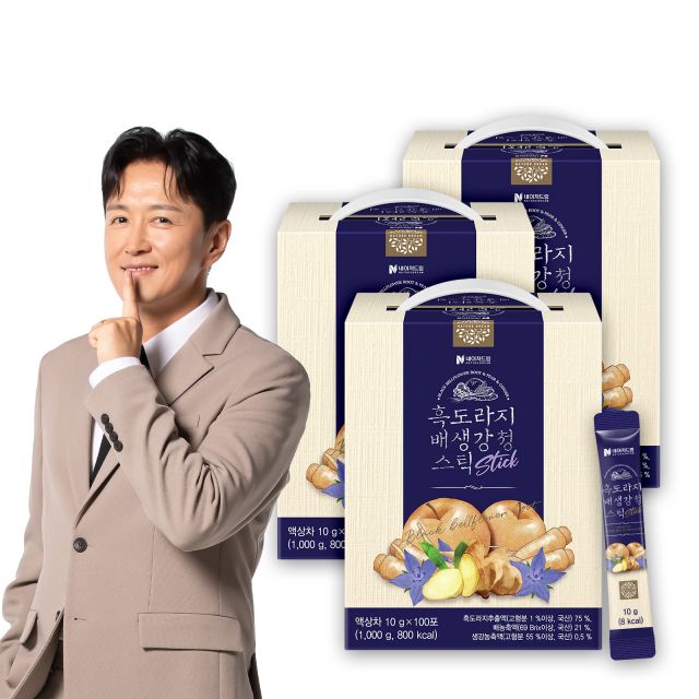 네이처드림 흑도라지 배 생강 청 스틱 100포 3박스