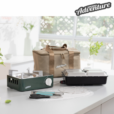 ★방송최저가★썬터치 올인원 가스버너세트_시즌2_그린