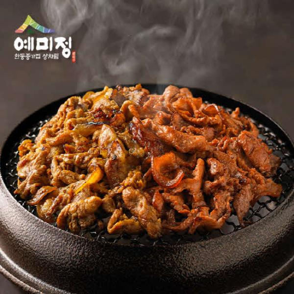 ★1팩더!★ 예미정 진짜 불맛불고기(간장6+매콤6)180g*12+1팩(간장맛)