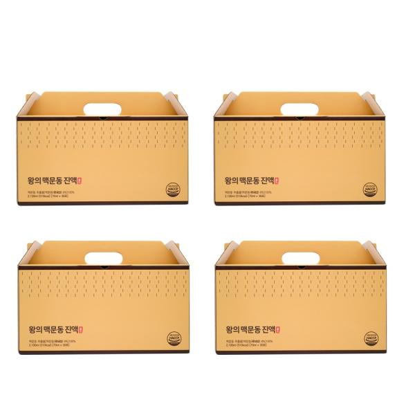 [원산지: 국내산 맥문동] 왕의 맥문동 진액 골드 (70ml×30포)×4박스, 총 120포
