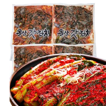 26년 송완숙 장인의 여수 갓김치 파김치 세트(갓4.5kg+파1.6kg)
