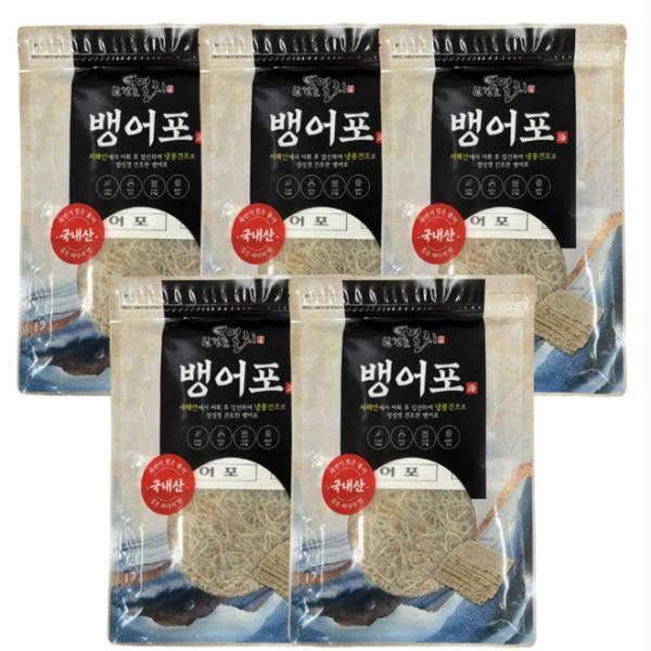 [신건호멸치] 국내산 서해안 뱅어포 4장(50g) x 5봉 / 총 20장